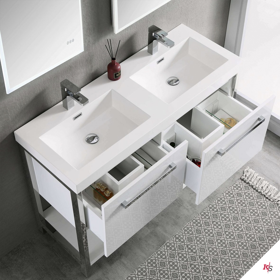 Riga 48 Inch Vanity – Double Sink