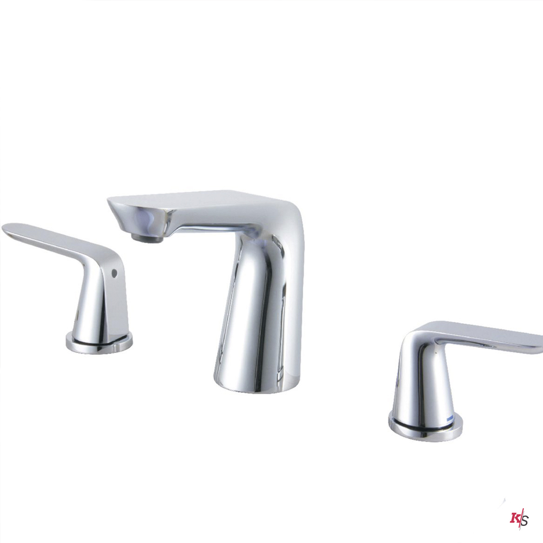 Wide Spread Lavatory Faucet - Chrome KS-F01-107-01