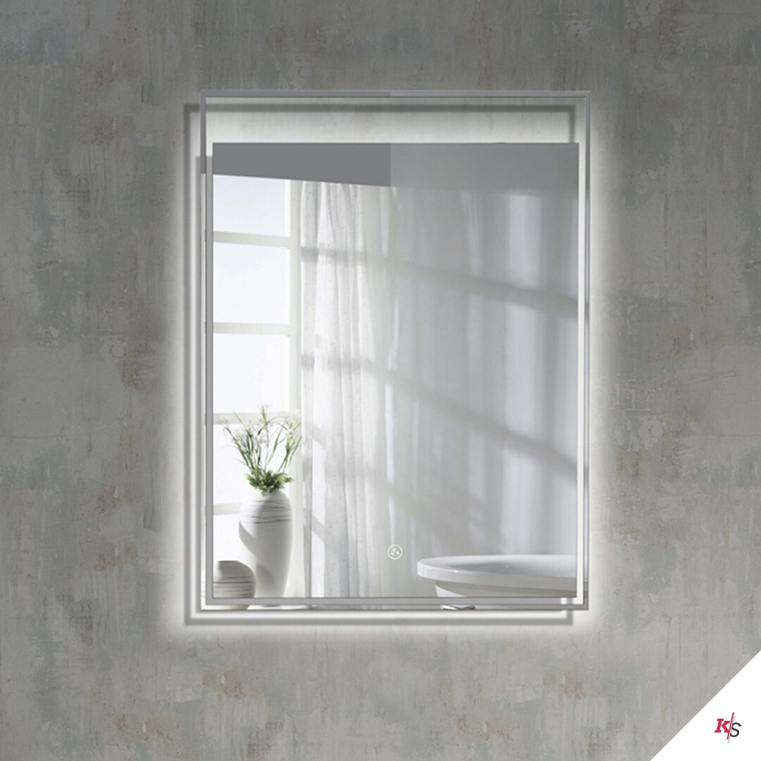 Alpha 24 Inch Led Illuminated Backlit Mirror Alpha 24 Inch Led Illuminated Backlit Mirror