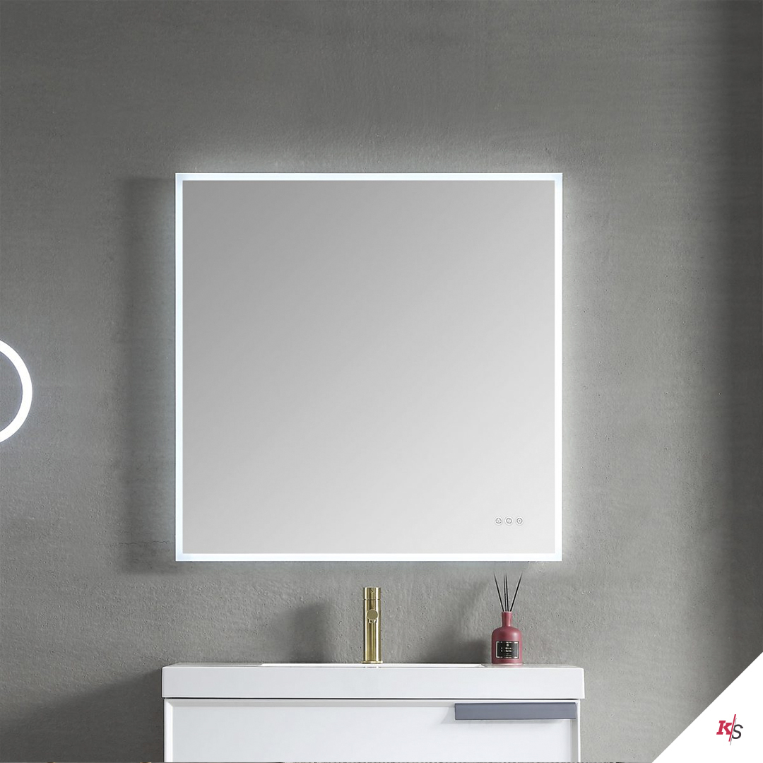 Beta 36 Inch LED Mirror Frosted Sides KS-LED-M2-3636