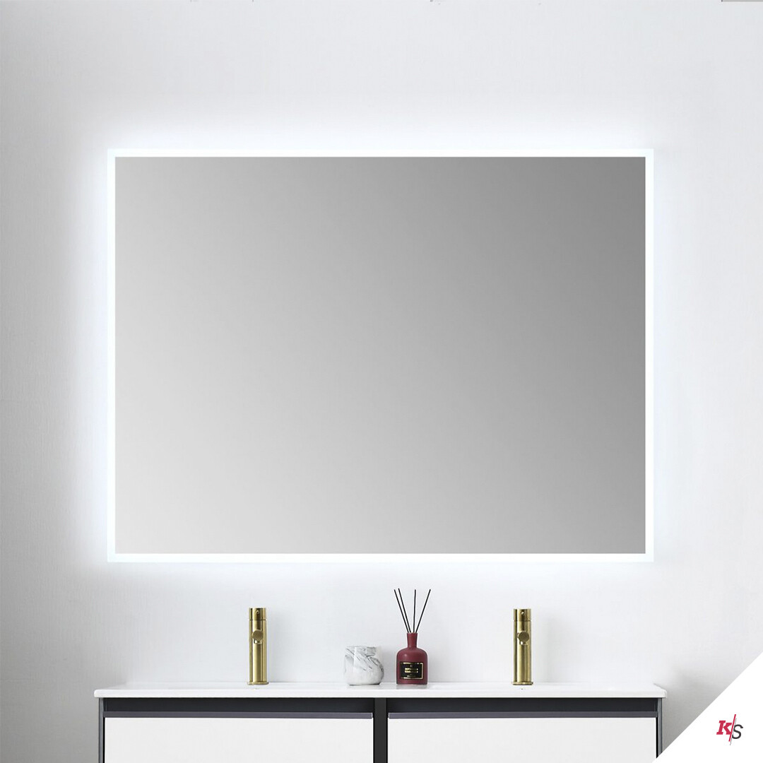 Beta 48 Inch Led Mirror Frosted Sides Beta 48 Inch Led Mirror Frosted Sides