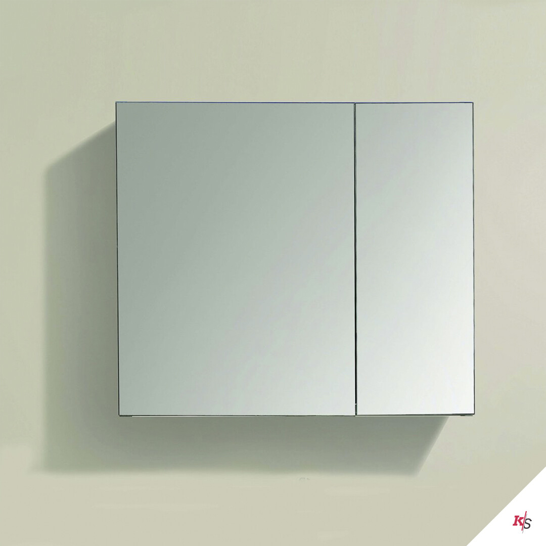 25″ Aluminum Medicine Cabinet With Mirror