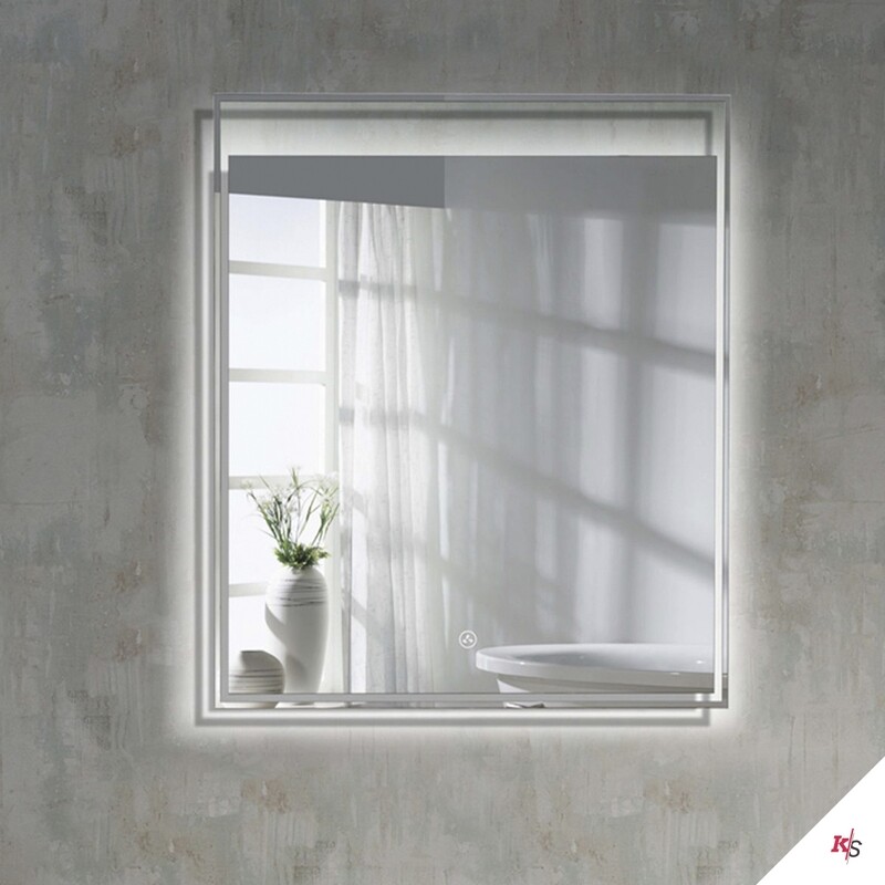 Alpha 30 Inch Led Illuminated Backlit Mirror Alpha 30 Inch Led Illuminated Backlit Mirror