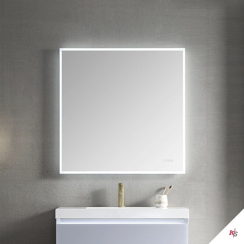 Beta 30 Inch Led Mirror Frosted Sides