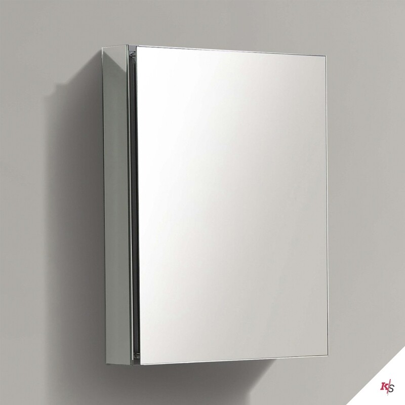 20″ Aluminum Medicine Cabinet With Mirror 20″ Aluminum Medicine Cabinet With Mirror