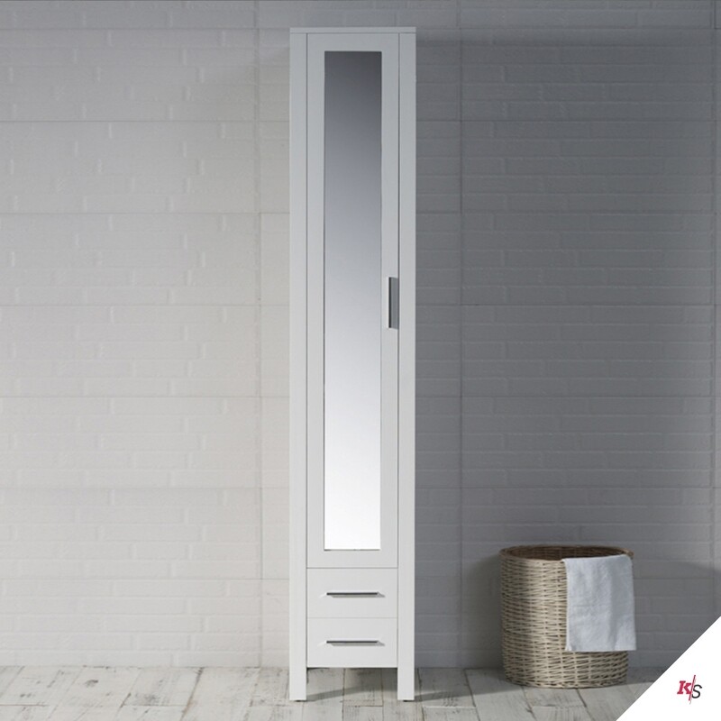 Sydney 15 Inch Mirror Linen Cabinet