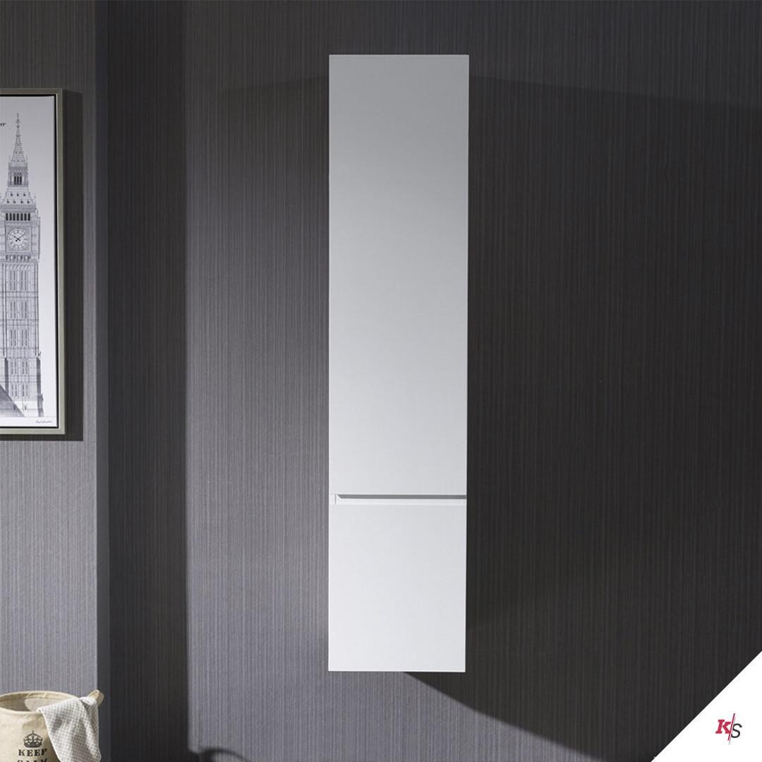 Monaco 15 Inch Wall Hung Linen Cabinet