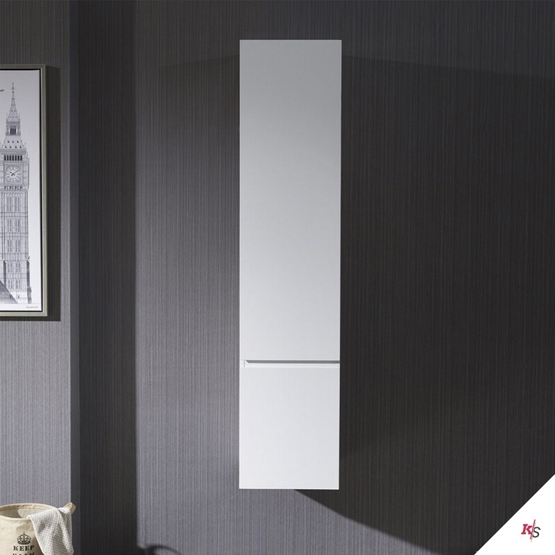 Monaco 15 Inch Wall Hung Linen Cabinet