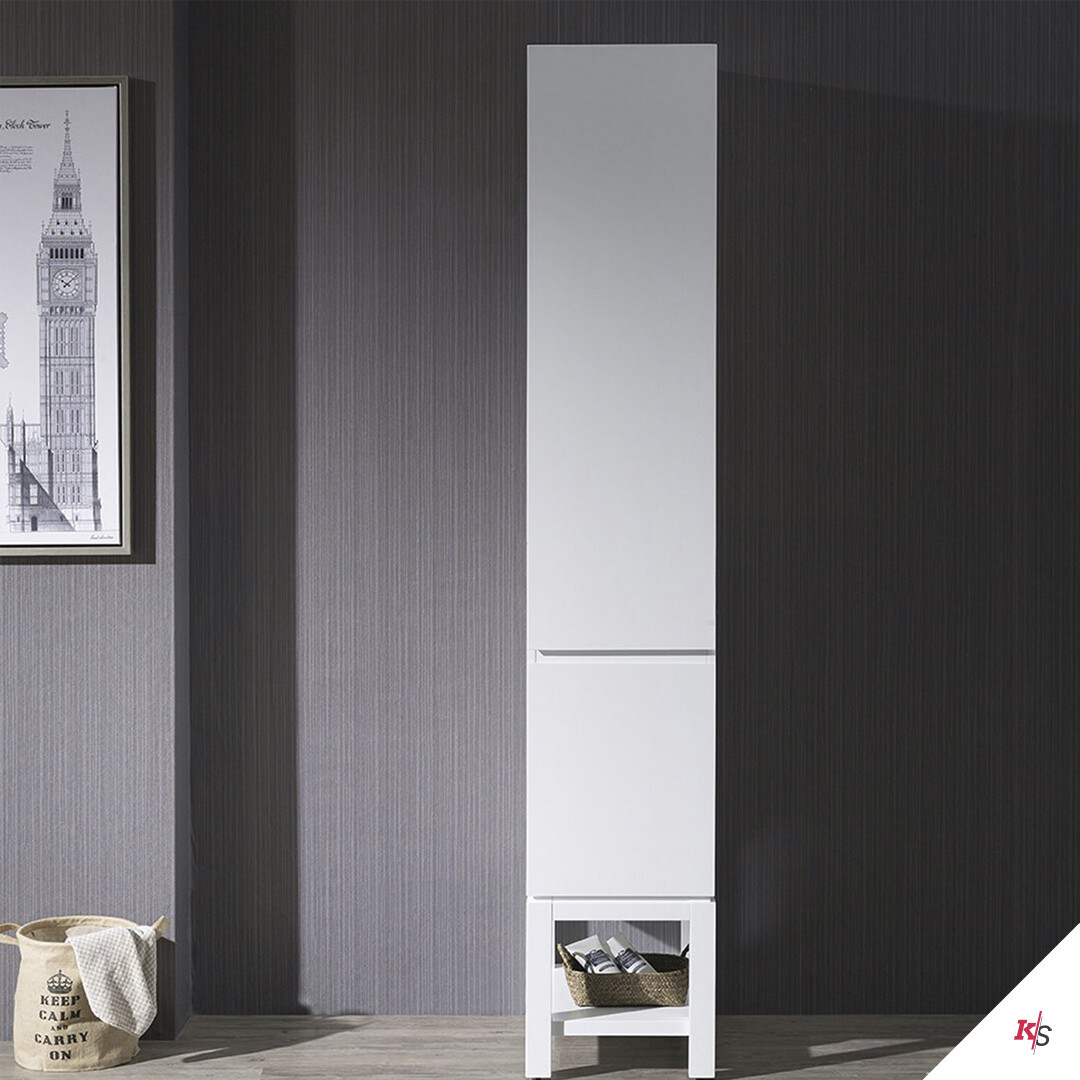 Monaco 15 Inch Linen Cabinet With Legs