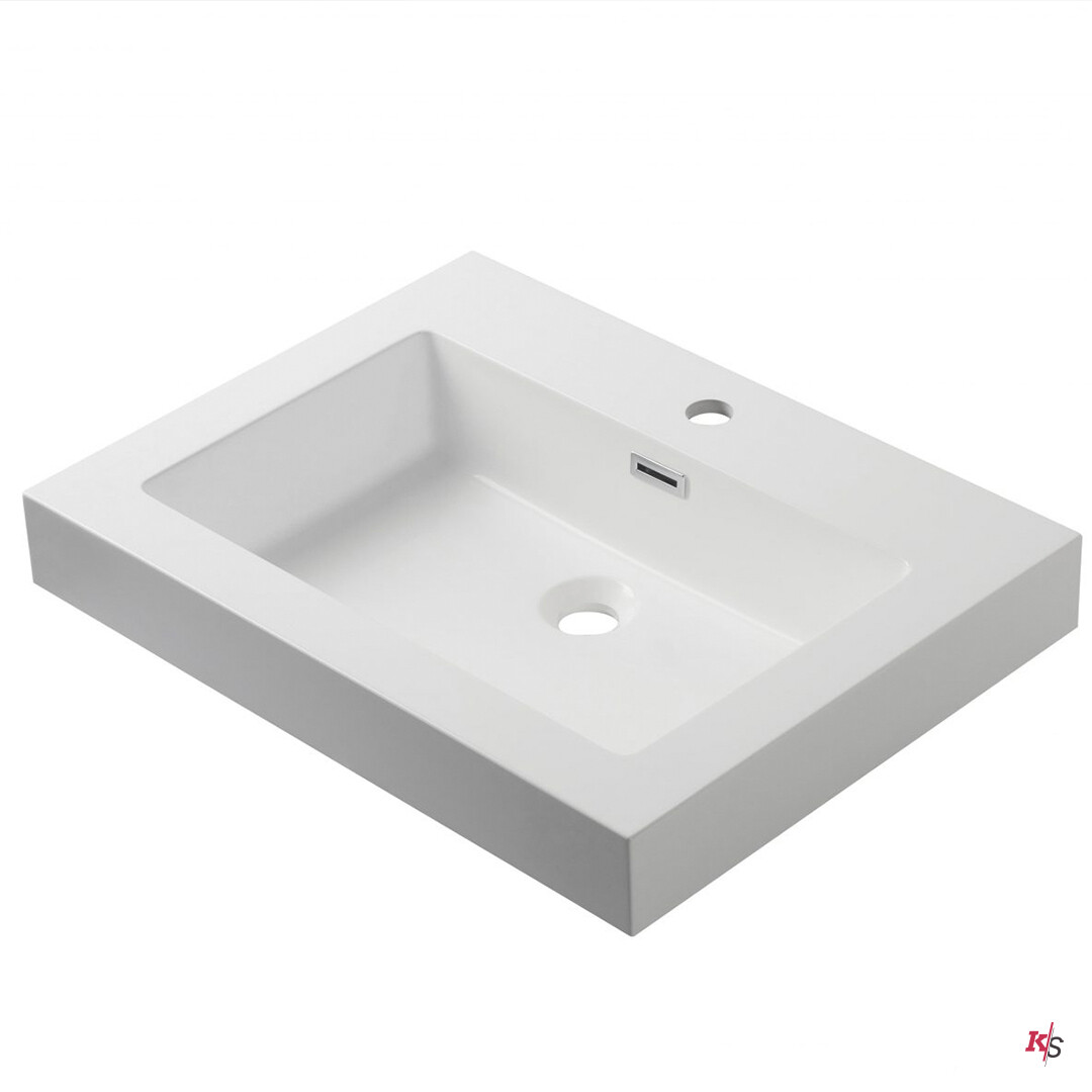 Acrylic Top-Mount Basin 20×18