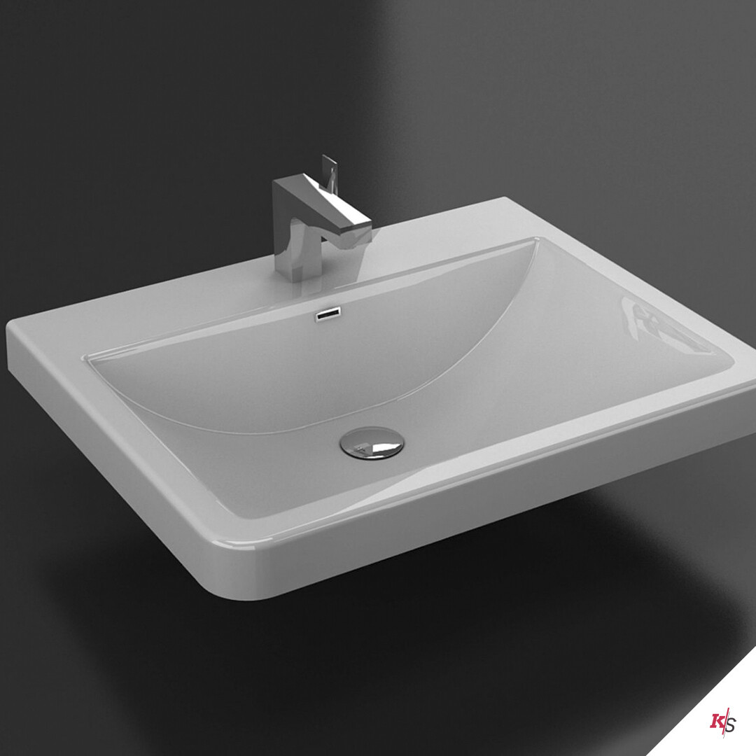 Acrylic Top-Mount Basin – 26×21