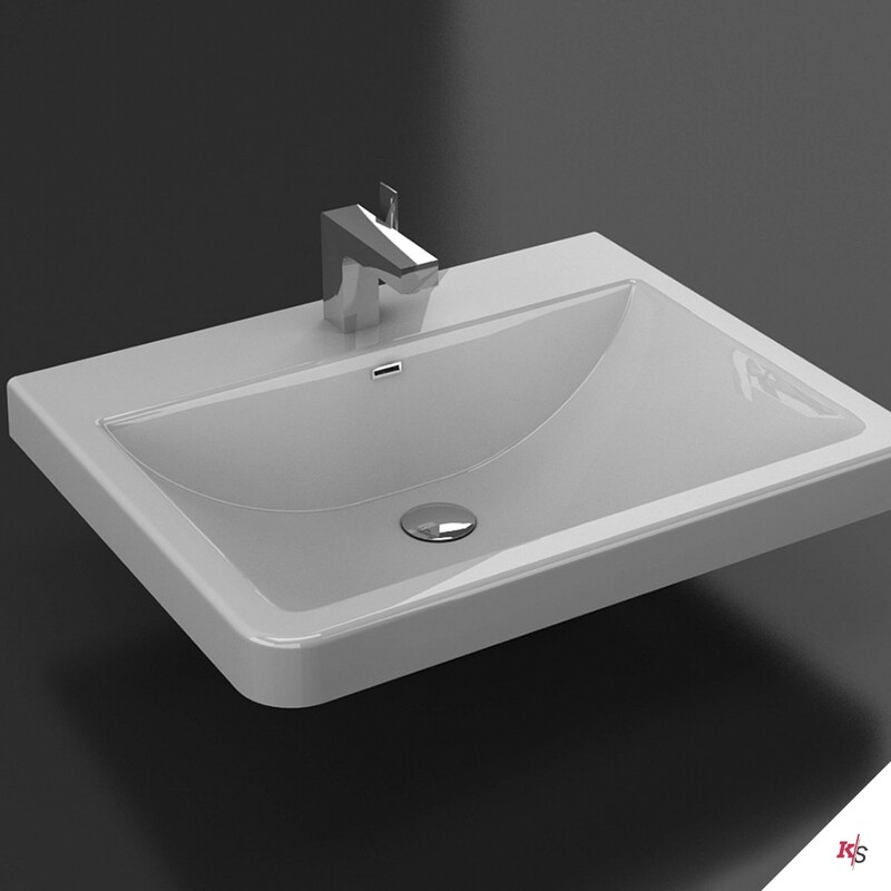 Acrylic Top-Mount Basin – 26×21