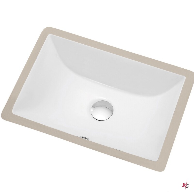 Undercounter Basin - White 18&Quot; X 13&Quot; Rectangular