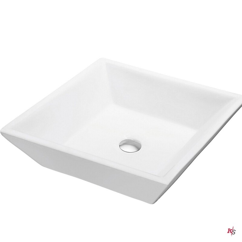 Vessel Ceramic Basin 16″ X 16″ Square