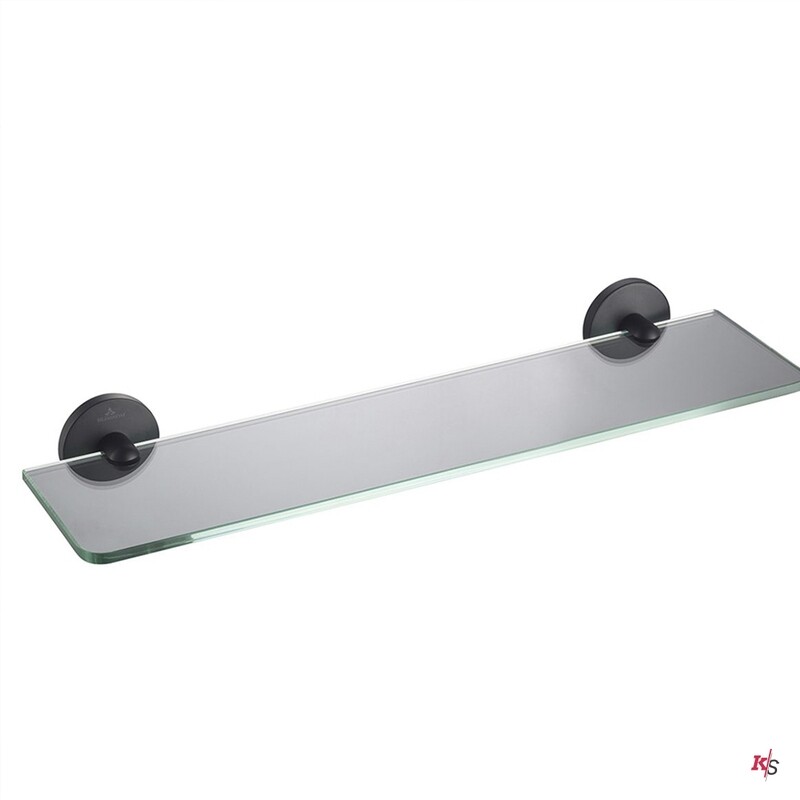 Glass Shelf - Matte Black