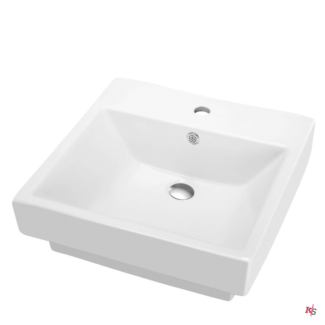 Ceramic Basin 20″ X 20″ Top-Mount Square