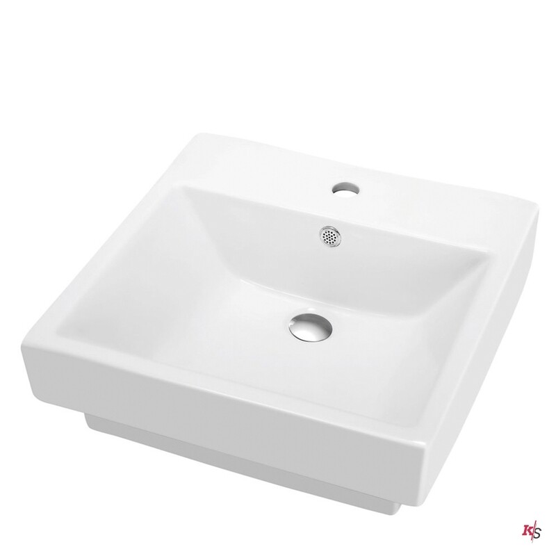 Ceramic Basin 20″ X 20″ Top-Mount Square
