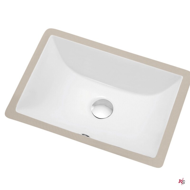 Undercounter Basin - White 20&Quot; X 15&Quot; Rectangular