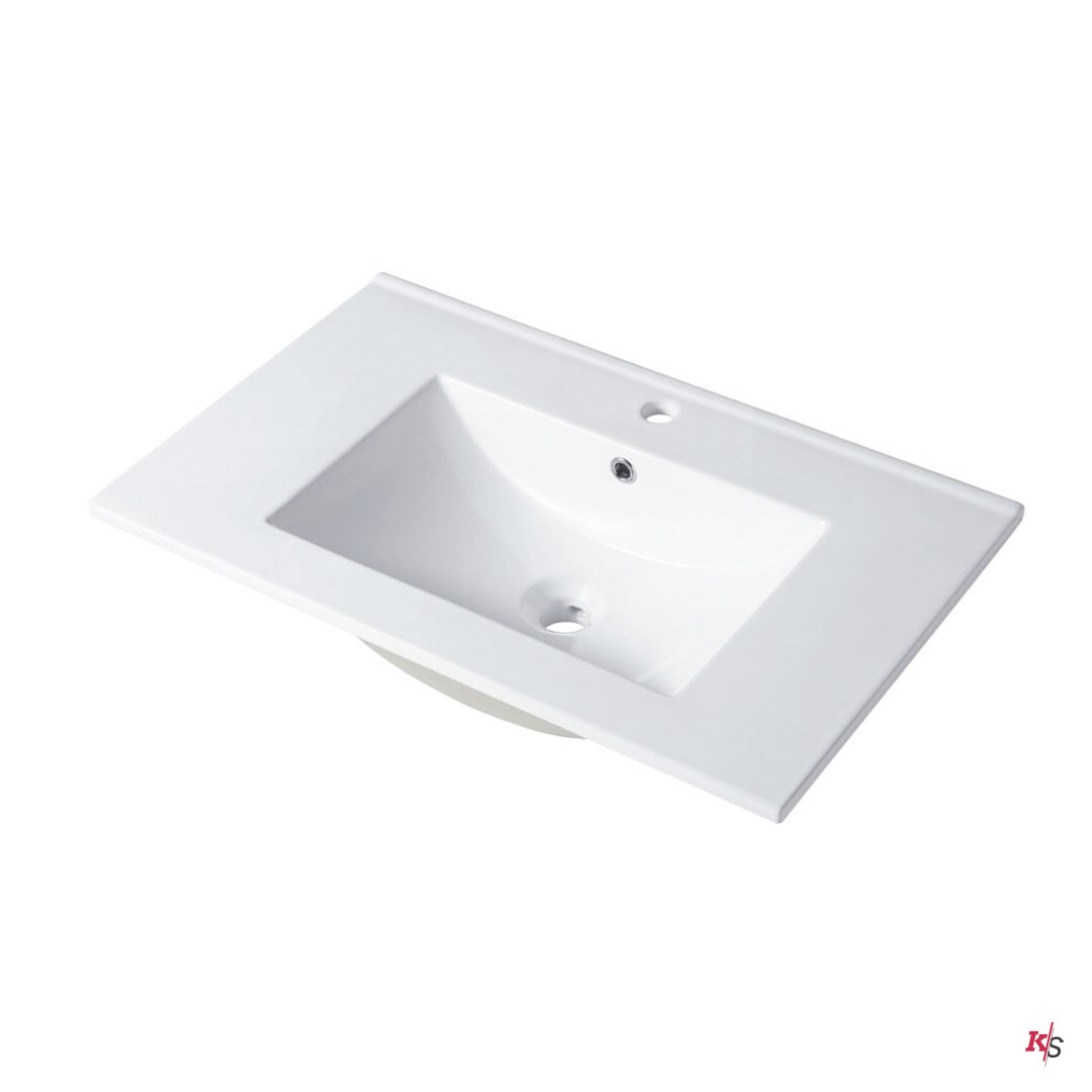 Ceramic Basin 30 Ceramic Basin 30&Quot; X 18&Quot; Top-Mount Rectangular
