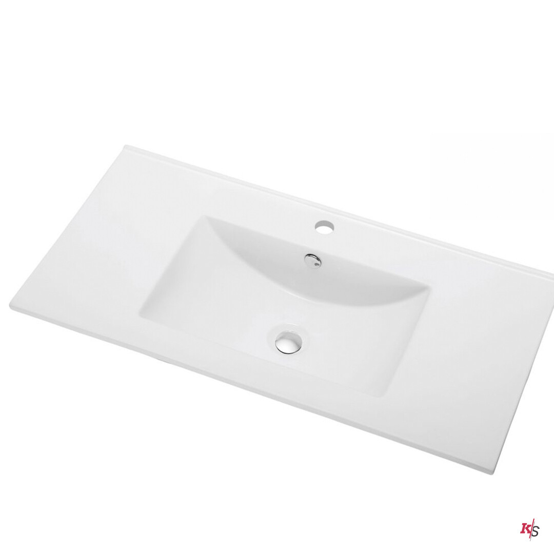 Ceramic Basin 36 Ceramic Basin 36&Quot; X 18&Quot; Top-Mount Rectangular