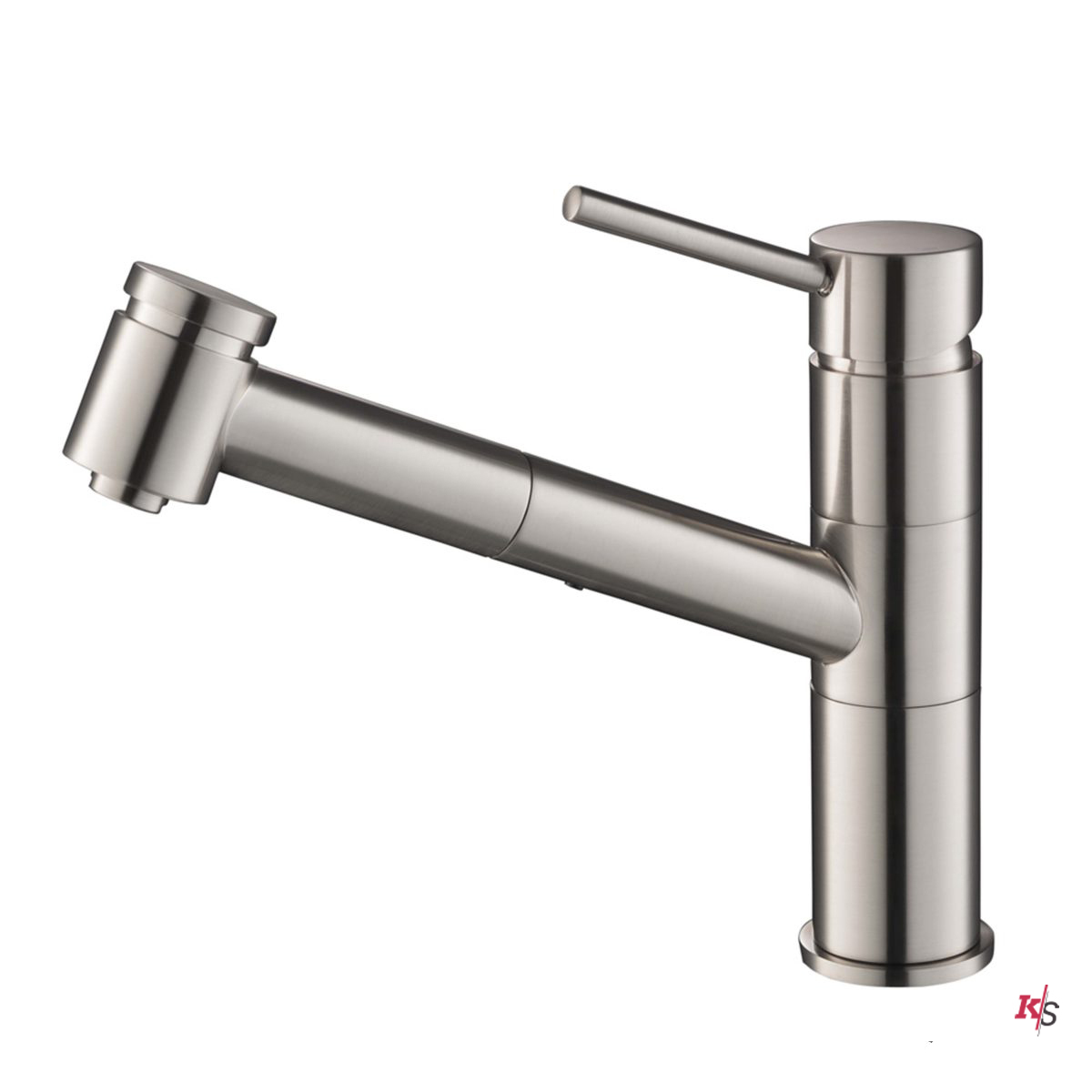 Single Handle Pull Out Kitchen Faucet - Chrome KS-F01-207-01