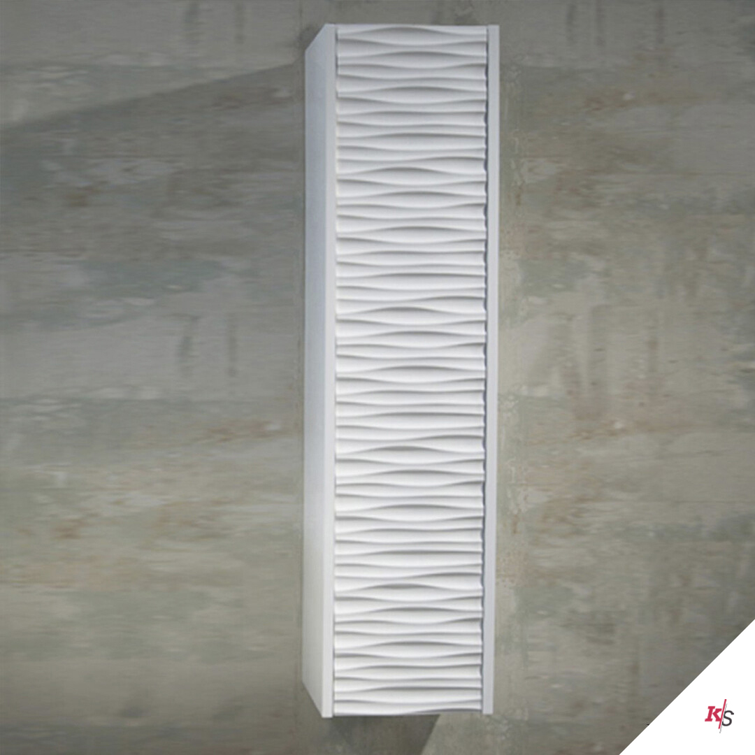 Paris 12 Inch Side Cabinet - Glossy White KS-S8008-12-01