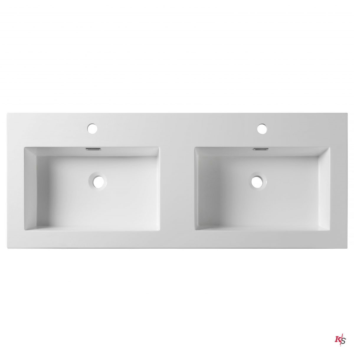 Acrylic Top-Mount Double Basin 48 × 18