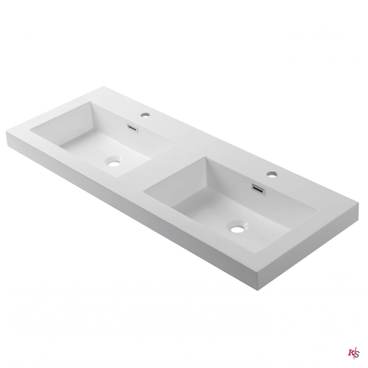 Acrylic Top-Mount Double Basin 48 × 18 KS-A10-4818-25D