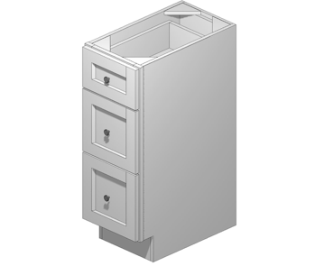 15 Inch Alaska White Shaker Vanity