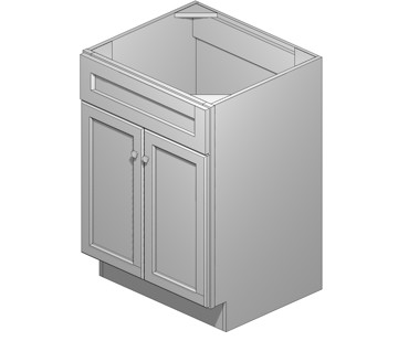 24 Inch Alaska White Shaker Vanity
