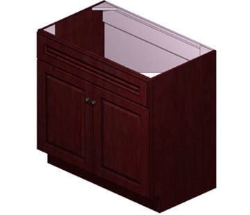 24 Inch Cardinal Cherry Vanity 24 Inch Cardinal Cherry Vanity