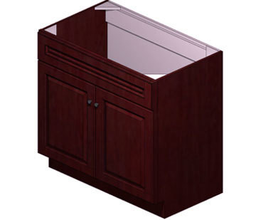 30 Inch Cardinal Cherry Vanity