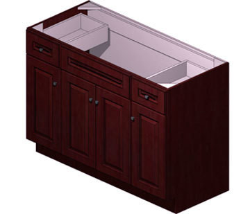 48 Inch Cardinal Cherry Vanity