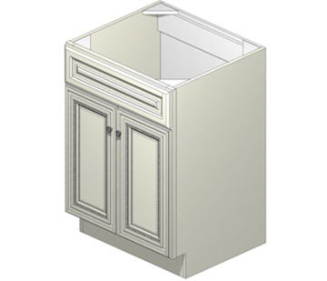 24 Inch Soft Pearl Vanity