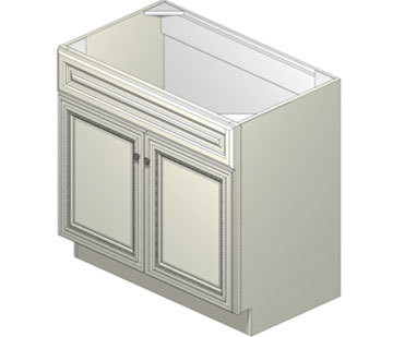 36 Inch Soft Pearl Vanity