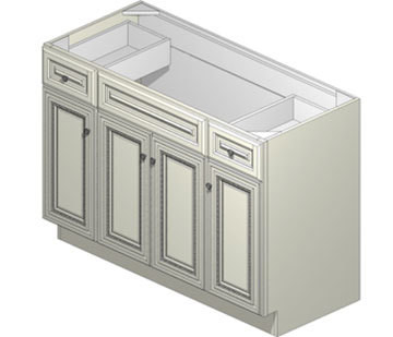 48 Inch Soft Pearl Vanity