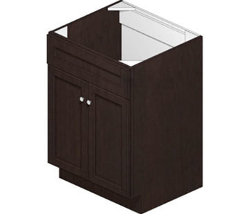 24 Inch Espresso Shaker Vanity 24 Inch Espresso Shaker Vanity