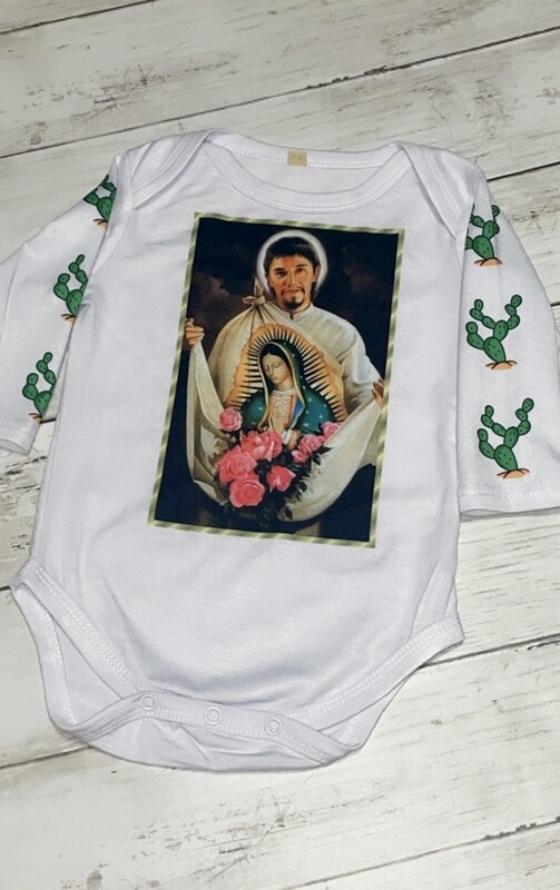 BABY BOY LONG SLEEVE JUAN DIEGO ONESIE