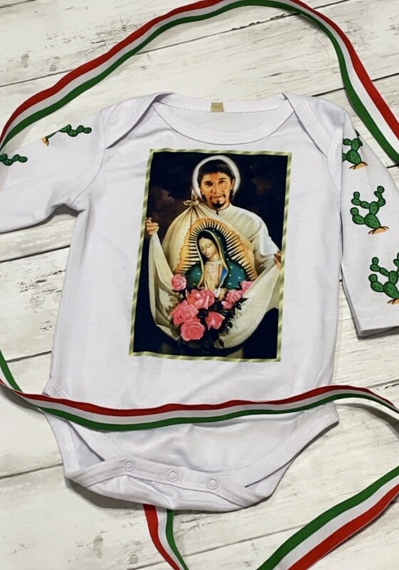 BABY BOY LONG SLEEVE JUAN DIEGO ONESIE