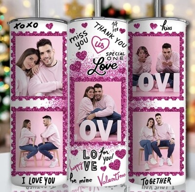 LOVE PHOTO TUMBLER