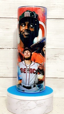 MEXICAN BEISBOL PERSONALIZED TUMBLER