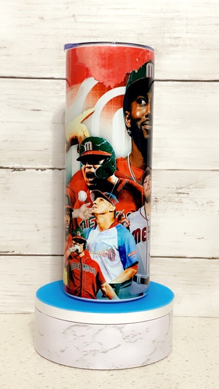MEXICAN BEISBOL PERSONALIZED TUMBLER