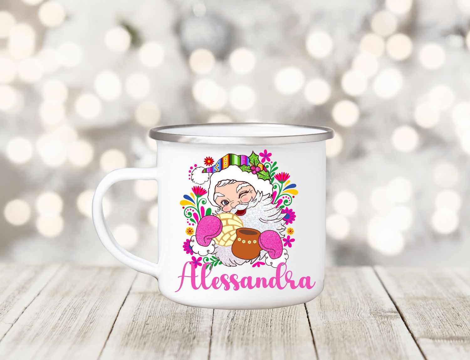 Cafecito Santa Mug