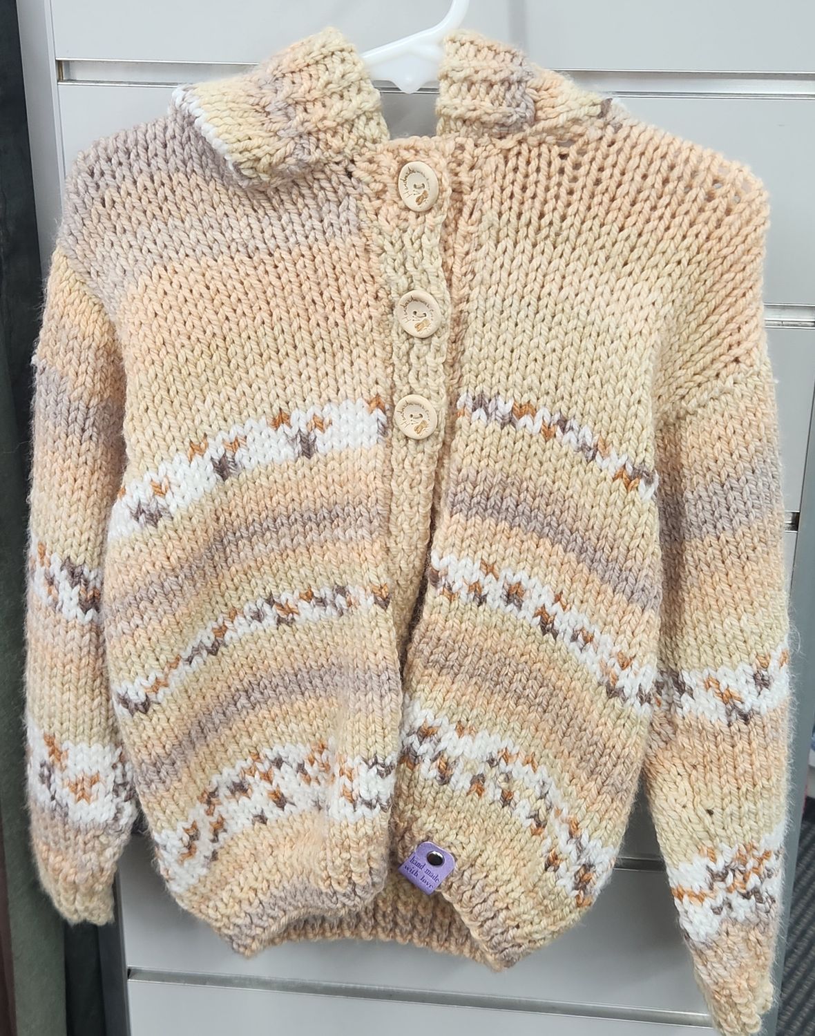 Knitted Cardigan Acrylic 1-2 years old