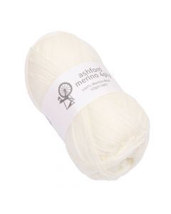 Ashford 814 50g Ball 100% Merino 4 Ply Superwash Pearl