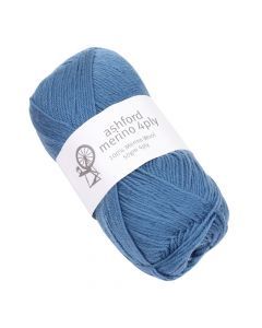 Ashford 811 50g Ball 100% Merino 4 Ply Superwash Mallard