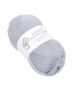 Ashford 805 50g Ball 100% Merino 4 Ply Superwash Steel Grey
