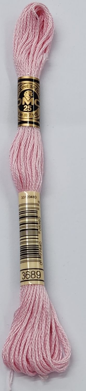 DMC Stranded Cotton Skein 8m Colour 3689