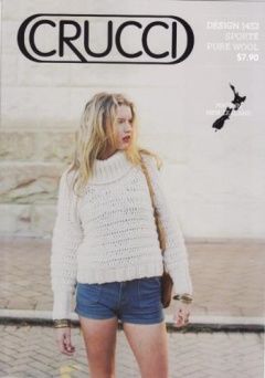 Crucci Pattern 1452 14ply Sporte Roll Collar Mesh