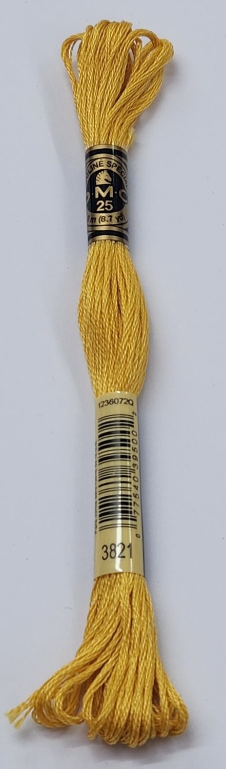 DMC Stranded Cotton 8m Skein Colour 3821